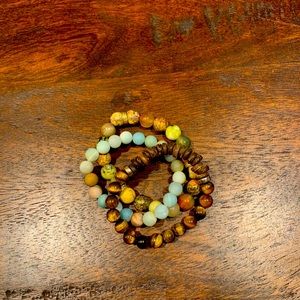 Tribal bracelet stack